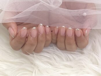 ベルフィオーレ 拝島店(bel fiore)/シルバーラメフレンチ