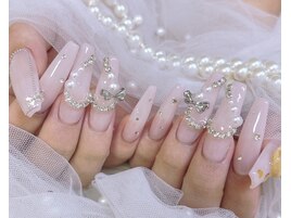 ハート ロング ピンク