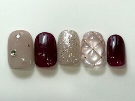 ボルドーキルティング¥7550