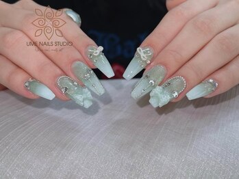 ウメネイルスタジオ(UME NAIL STUDIO)/* 長 さだしやり放題×つけ放題