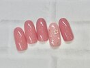 ワンポイント桜ネイル♪