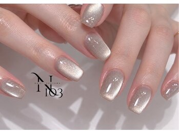 イチマルサン(N゜103)/#マグネットネイル