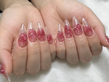 アイコンネイル シブヤ(ICON NAIL SHIBUYA)/先端クリアネイル