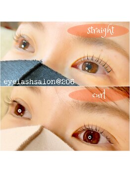 @206 バイ ヘアメイクチョコ(@206 by hair make choco)/ストレートとカール