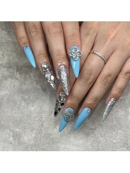 エストネイルアンドエストアイズ 西尾店(est nail&est eyes)/キラキラネイル