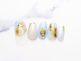 奥行き天然石アート初回￥7500