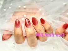 ミリミリネイル(MILI mili nail)/ボルドーマグネットネイル