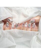 アン ジョーヌドラゴ/【自爪ネイル】キラキラネイル