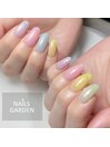 パステル×シンプルネイル