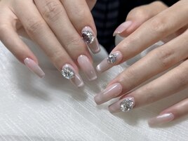 つけ放題　ロングネイル