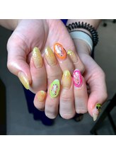 ビー 高槻(be)/ネイルアート/スキニーフレンチ