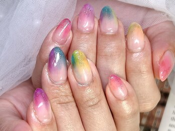 ショウネイル(show nail)/ネオングラデーション