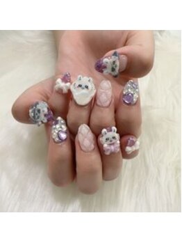 プリュム(Plume)/3D/推しネイル/キャラクター