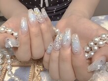 モアネイル 新宿/チークネイル/持ち込み/新宿