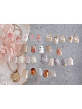 ショートネイルデザインが豊富