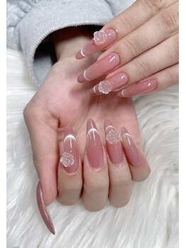 キアラネイルサロンの写真/【シンプル～トレンド◎オフィスネイルに♪】マグネットワンカラー¥5000/定額シンプルコース¥6000→¥5500