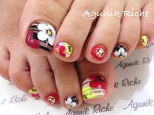 アグニークリッシェ(Agunik Riche)/【花柄ネイル】