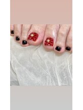 Mネイルアンドカフェ シェレステ/フットネイル