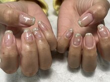 サニーヒルズ ウィズ マキア 藤沢(Sunny hills with MAQUIA)/ラメフレンチ