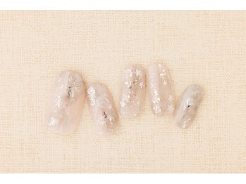 ヴァンネイル みなとみらい馬車道(VINGT NAIL)/*ニュアンス×キラキラネイル★*