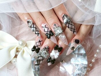 お爪かわいいネイルサロン/スカルプ10本つけ放題♪