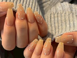 ワンカラーパーツネイル