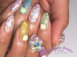 【自爪ネイル】ホログラムネイル