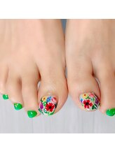 シルス荻窪/フット☆お花ネイル