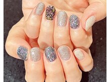 ジェー エス シー ネイル(J.S.C.nail)/ステンドグラスネイル/ラメ