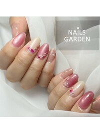 押し花ネイル
