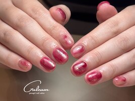 Garnet Red × marble × Foil