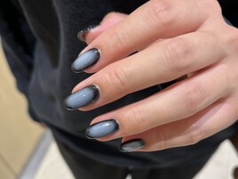 ブラックニュアンスネイル
