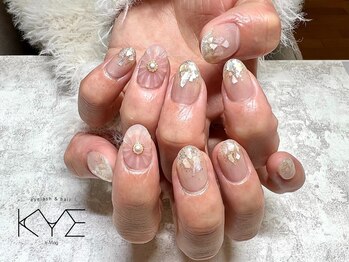 キーバイマグ(KYE by Mag)/ぷっくりフラワー×シェル