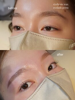 トラウシー 表参道(trawsy)/まつ毛パーマ+眉毛カラー