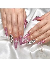 グラフネイル(graphnail)/埋め尽くし＋フラッシュ