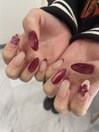 マグフレンチ×3Dフラワー