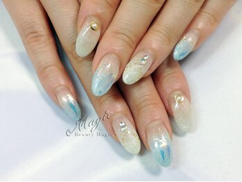 ネイルサロン ビューティーマジック 川口店/ラメグラデネイル