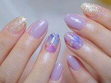 幻之花ネイル/紫陽花ネイル