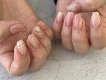 プラス サード(Plus 3rd)/桃ネイル　by tomoe.i