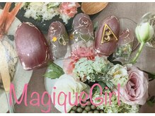 ネイルサロン マジックガール(Nail Salon MagiqueGirl)/【ピンクローズ×マグネット】