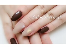 バレンタインネイル