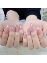 クイーンズビューティーサロン 新宿本店(Queen's beauty salon)/長さだし　フレンチ　パラジェル