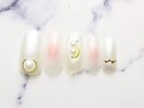 パール＆チークネイル初回￥6980