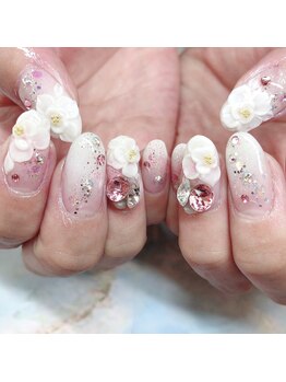 トータルサロン 白べぇーっ プラス/ブライダルネイル