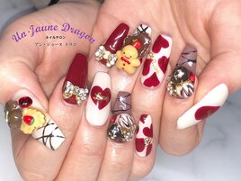 【ロングネイル】チョコネイル