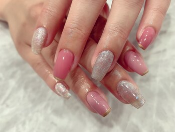 エーネイルルーム(A.Nail.room)/シンプルマグネットネイル