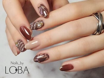 ローバ(LOBA)/バレンタインネイル