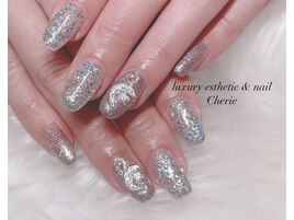 大粒ラメ/月パーツ