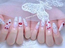 さくらんぼネイル