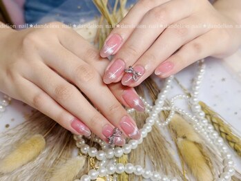 ダンデライオンネイル 北千住(dandelion nail)の写真/シンプルだからこそ細部に差がつく技術力&センスを指先に♪お手元を美しく魅せるフレンチも得意なサロン◎